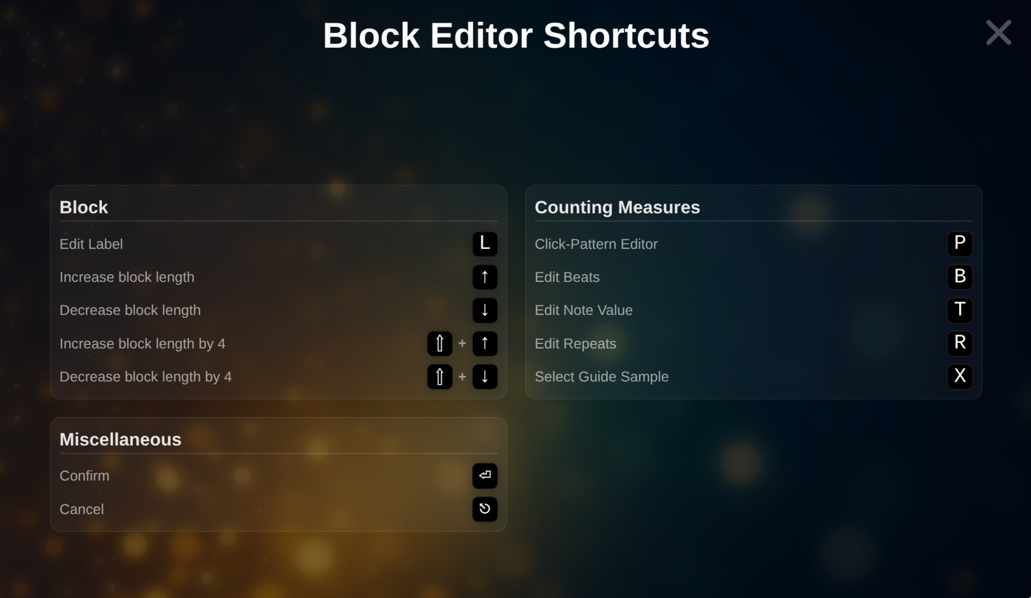 Block Editor Shortcut Overview